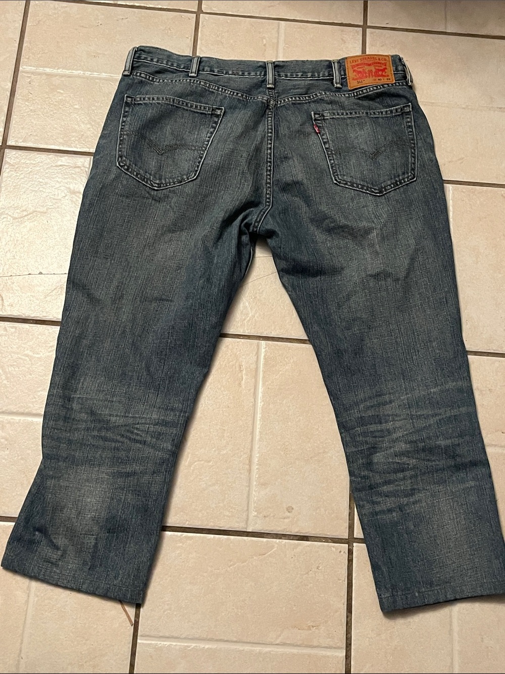 Levis 511 used mens jeans 40 x 29 (28.5?)